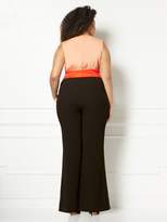 Thumbnail for your product : New York & Co. Eva Mendes Collection - Chalina Colorblock Jumpsuit - Plus
