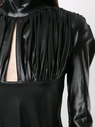 Maticevski Pleated Cut-Out Top