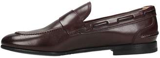 Premiata Bordeaux Leather Loafers