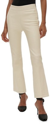 high waisted winter white pants