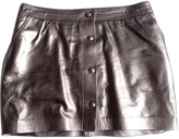 Thumbnail for your product : Paul & Joe Gold Leather Skirt