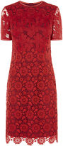 Thumbnail for your product : Karen Millen Lace Pencil Dress - Red/multi