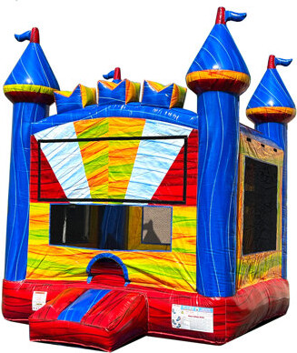 Jingo Jump 13' x 13' Carnival Bounce House with Air Blower