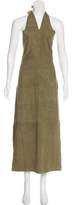 Thumbnail for your product : Ralph Lauren Sleeveless Suede Dress