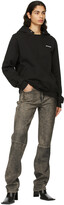 Thumbnail for your product : we11done Black Oversized Hoodie