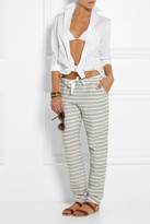 Thumbnail for your product : Lemlem Samara striped cotton-blend pants