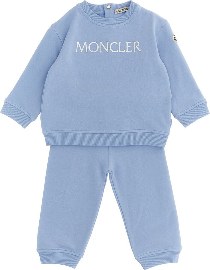 Moncler Enfant Embroidered Logo Sweatsuit Set