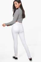 Thumbnail for your product : boohoo Laura Mid Rise Skinny Jeans