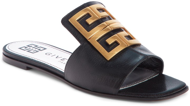 Givenchy 4G Logo Slide Sandal - ShopStyle Mules