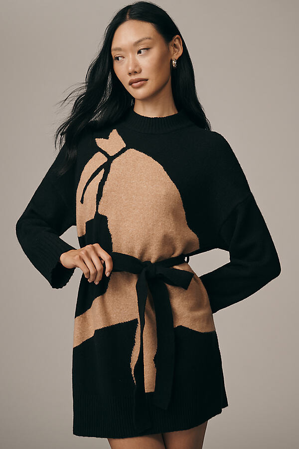 Heidi Belted Sweater Mini Dress
