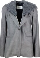 Single-breasted Wool Jacket With 