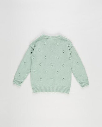 Cotton On Girl's Green Jumpers - Pepper Knit Jumper - Kids-Teens - Size 7 YRS at The Iconic