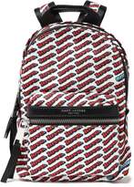 Thumbnail for your product : Marc Jacobs Faux Leather-trimmed Printed Shell Backpack