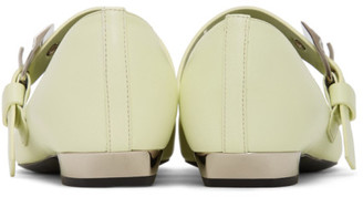 Proenza Schouler Yellow Mary Jane Slip-On Loafers