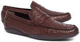 Thumbnail for your product : Brooks Brothers Harrys Of London® Basel Ostrich Penny Loafers