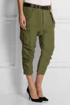 Thumbnail for your product : NLST Cropped cotton cargo pants