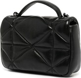 Thumbnail for your product : MCM mini Travia quilted leather satchel