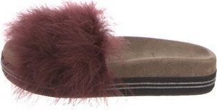 Brunello Cucinelli Monili Suede Slides