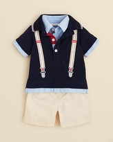 Thumbnail for your product : Miniclasix Infant Boys' Suspender Shirt & Shorts Set - Sizes 3-9 Months