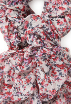 Thumbnail for your product : Forever 21 Sweet Floral Ruffled Scarf