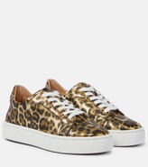 Thumbnail for your product : Christian Louboutin Vieirissima printed leather sneakers