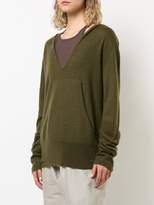 Thumbnail for your product : Rick Owens plunge neck sweater