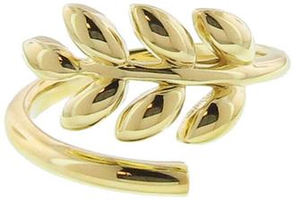 Finn Leaf Ring - Yellow Gold