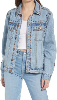 studded jean jacket