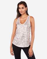 Thumbnail for your product : Express One Eleven Sequin Cheetah Print Tank
