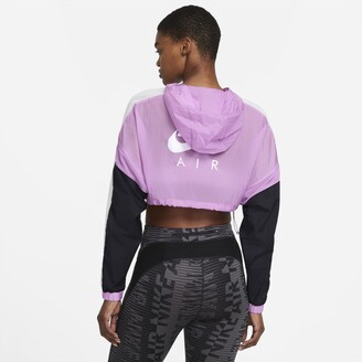 Nike air crop running jacket clearance