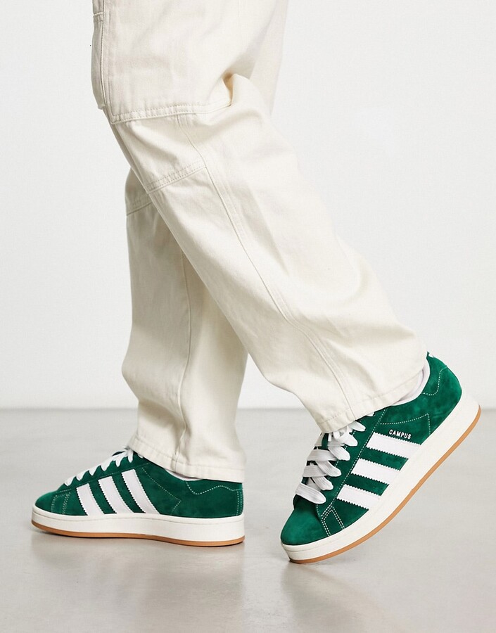 adidas Campus 00's sneakers in green - ShopStyle