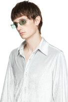 Thumbnail for your product : Jacques Marie Mage Silver Circa Limited Edition Fonda Sunglasses