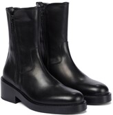 Thumbnail for your product : Ann Demeulemeester Maddy leather ankle boots