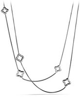 Thumbnail for your product : David Yurman Quatrefoil Chain Necklace with Diamonds