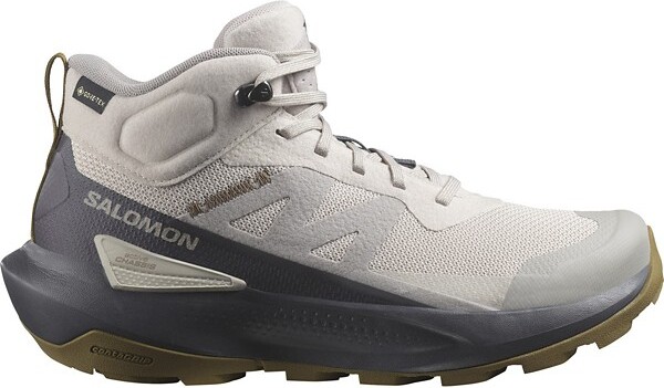 Women's Salomon Elixir Activ Mid Hiking Shoes 8 Regular Silver Cloud / Nine Iron