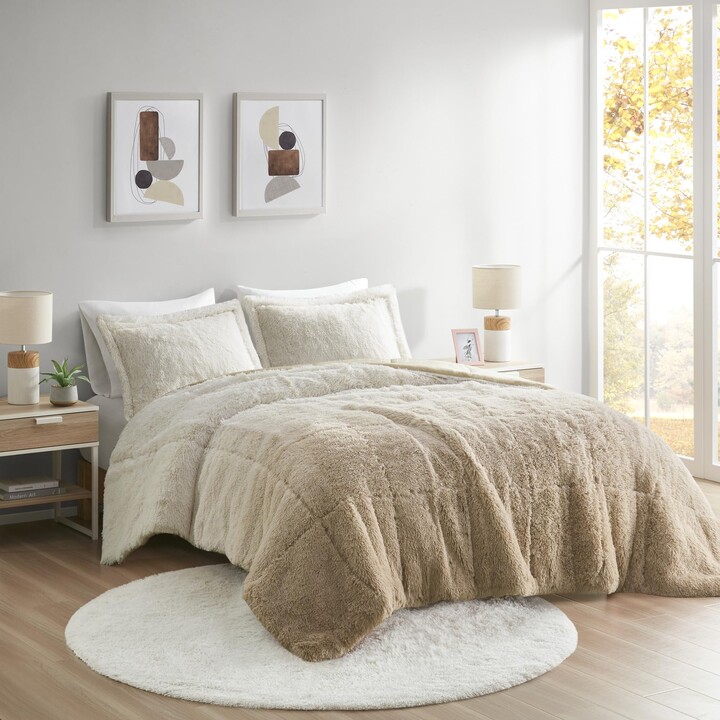 Intelligent Design Malea Shaggy Bedding Comforter Set