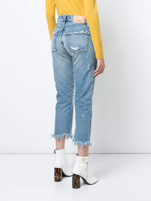 Moussy cropped jeans
