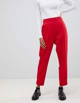 Thumbnail for your product : ASOS DESIGN high waist tapered pants