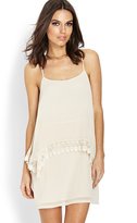 Thumbnail for your product : Forever 21 Contemporary Femme Crochet-Trimmed Dress