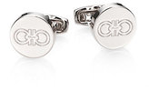 Thumbnail for your product : Ferragamo Double Gancini Engraved Cuff Links