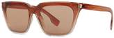 Thumbnail for your product : Burberry Eyewear Glitter Detail Square Frame Shield Sunglasses