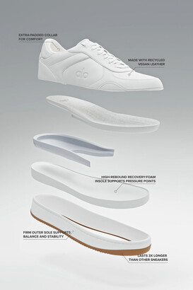 Alo Yoga  Alo x 01 Classic Shoes in Natural White/Gum, Size: 10M