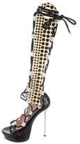 Thumbnail for your product : Versace Lace-Up Platform Boots