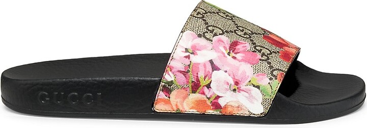 Gucci Floral Slides | ShopStyle
