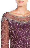 Thumbnail for your product : Pisarro Nights Beaded Mesh Cocktail Dress