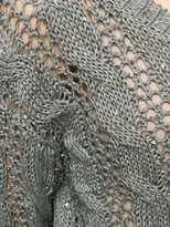 Thumbnail for your product : Brunello Cucinelli Sequin Knitted Jumper