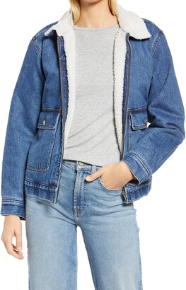 pile lined jean jacket