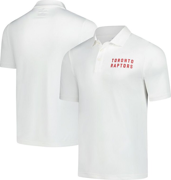 Men's Fanatics White Toronto Raptors Component Polo