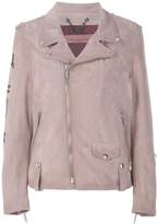 Thumbnail for your product : Golden Goose off-center zip fastening jacket