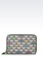Thumbnail for your product : Giorgio Armani Iphone Case In Logo Patterned Pvc